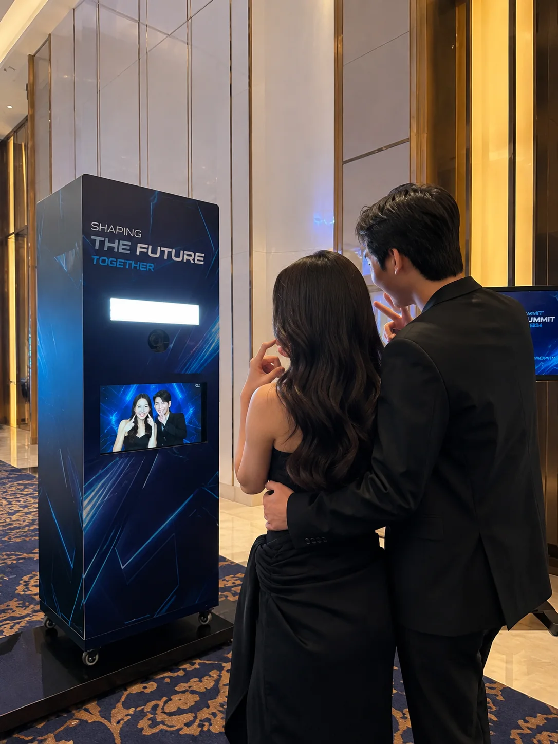 Chụp ảnh tại photobooth