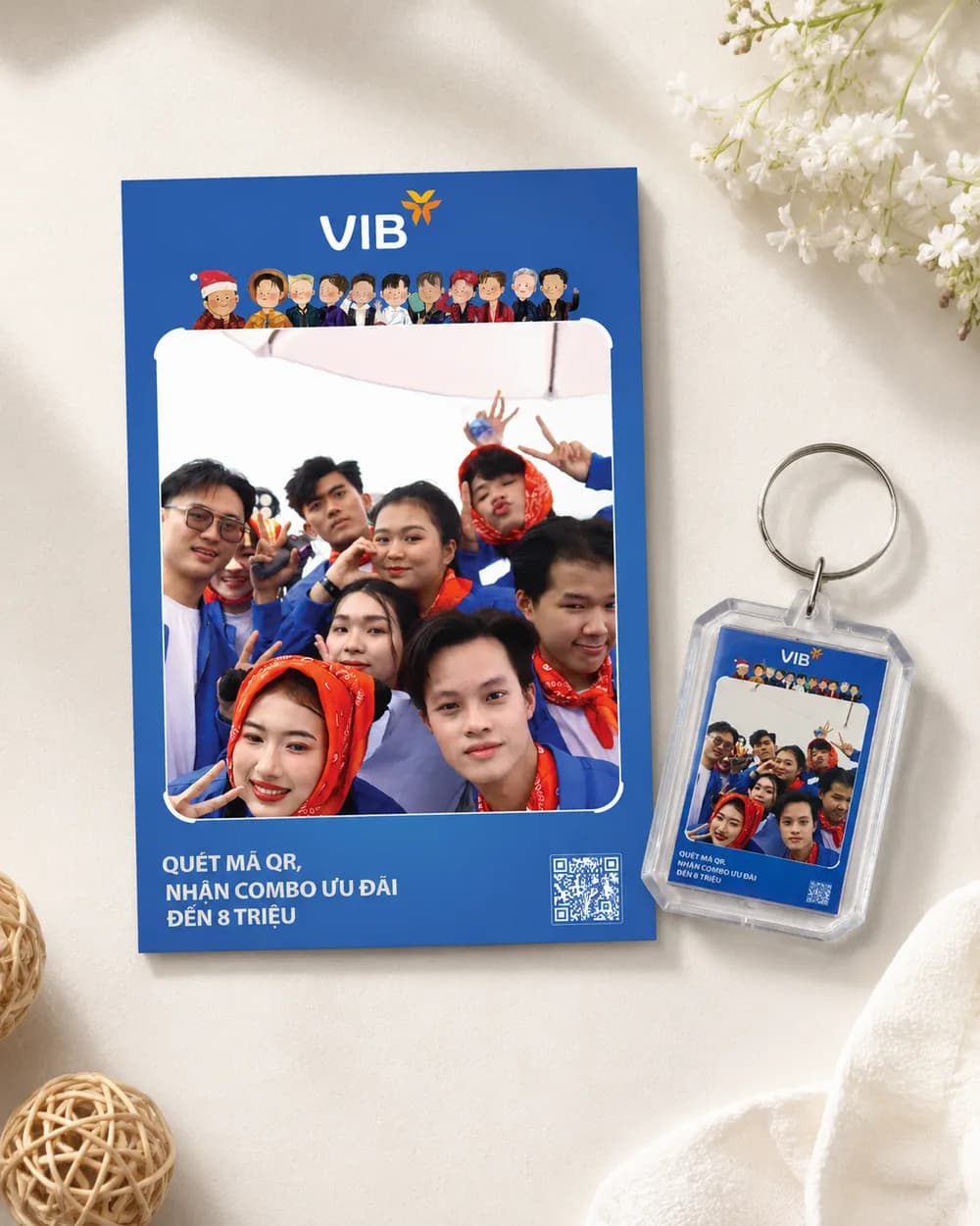 Móc khóa hình chữ nhật