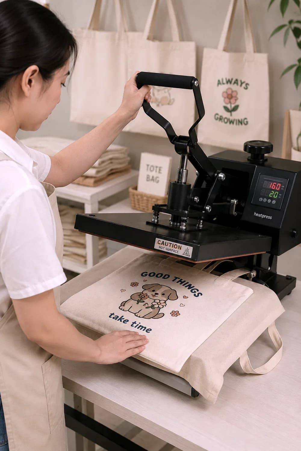 Ép nhiệt cố định