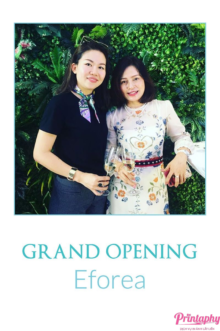 tổ chức lễ khai trương, tổ chức lễ khánh thành, tổ chức tiệc khai trương, tổ chức tiệc khánh thành với dịch vụ in ảnh lấy liền Printaphy Photobooth