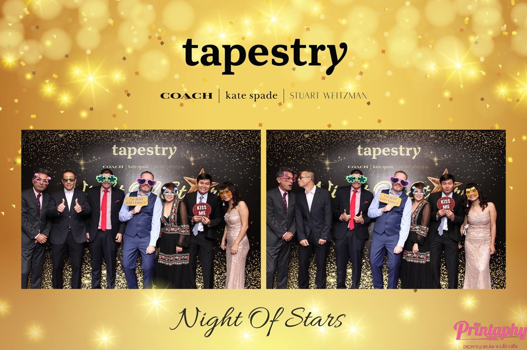 Tổ chức tiệc cuối năm, tổ chức tiệc tất niên với dịch vụ chụp ảnh Printaphy Photobooth