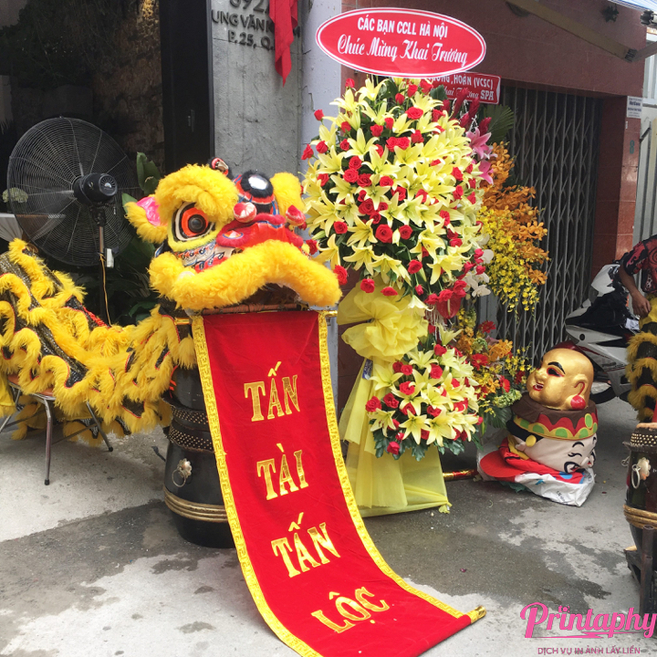 tổ chức lễ khai trương, tổ chức lễ khánh thành, tổ chức tiệc khai trương, tổ chức tiệc khánh thành với dịch vụ in ảnh lấy liền Printaphy Photobooth